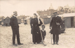 62-BERCK-CARTE-PHOTO- SUR LA PLAGE - Berck