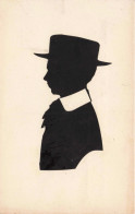 FANTAISIE - Homme - Silhouette D'un Homme Inconnu  -  Carte Postale Ancienne - Männer