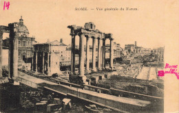 ITALIE - Roma - Vue Générale De Forum -  Carte Postale Ancienne - Otros Monumentos Y Edificios