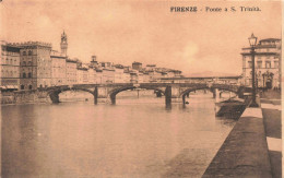 ITALIE - Firenze - Ponte A S Trinità -  Carte Postale Ancienne - Firenze