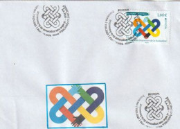 ANDORRA EUROPA 2023. LA PAIX. émission Poste Francaise. FDC. - Covers & Documents