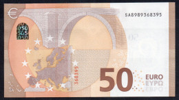 50 EURO ITALY  LAGARDE SA S048H5 LAST POSITION   Ch  "98"  UNC - 50 Euro