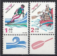 ISRAEL 1459-1460,unused - Water-skiing