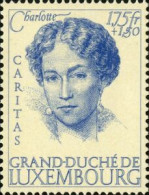 LUXEMBOURG - Grande-Duchesse Charlotte (bleu Sur Crème) - Autres & Non Classés