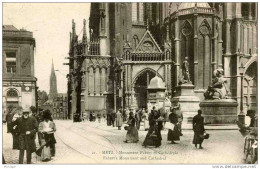 MONUMENT FABERT ET CATHEDRALE  BELLE ANIMATION PARFAIT ETAT - Metz Campagne