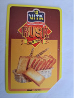 PAKISTAN  TELIPS /  CARD RS 400 URMET SYSTEM  /VITA RUSK ADVERTISING CARD  / USED        ** 15006** - Pakistan