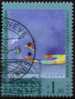 VEREINTE NATIONEN, UNO - GENF, 1998, MI 351, 50. ANNIVERSAIRE DE LA DECLARATION, GESTEMPELT, OBLITERE - Usati