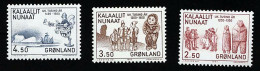 1983 Colinization  Michel GL 143 - 145 Stamp Number GL 150 - 152 Yvert Et Tellier GL 131 - 133 Xx MNH - Ongebruikt