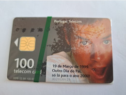 PORTUGAL   CHIPCARD / 100 UNITS/  19 DE MARCO DE 1999/ ANO 2000    MINT IN WRAPPER      **15010** - Portugal