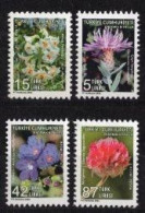 2023 TURKEY ENDEMIC PLANTS OFFICIAL STAMPS MNH ** - Official Stamps