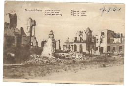 CPA Nieuport-Bains, Après La Guerre, Villas En Ruines - Nieuwpoort