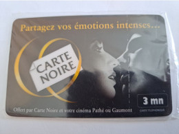 FRANCE/FRANKRIJK  /PREPAID  /3 MINUTES/ CARTE NOIRE / TISCALI / MINT CARD IN WRAPPER        ** 15013** - Mobicartes (GSM/SIM)