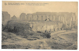 CPA Ruines De Nieuport, 1914-18, Ancienne Caserne Et Prisonniers Allemands - Nieuwpoort