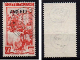 Trieste 1950 - Italia Al Lavoro 60 L. Ruota III Tipo - Usato - Gebraucht