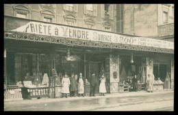 * Cp Photo - Propriété à Vendre - Façade Boulevard De Malakoff Et Avenue De La Grande Armée - Animée - Personnel - Mercaderes