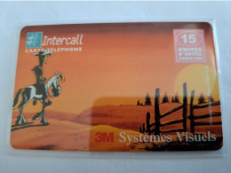 FRANCE/  /PREPAID  /INTERCALL/ LUCKY LUKE/ HORSE JOLLY/ 3M SYSTE / 15 UNITS/ TIRAGE 8200 EX!!  / MINT CARD    ** 15016** - Mobicartes (GSM/SIM)