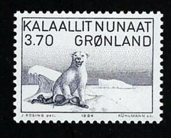 1984 Polar Bear  Michel GL 147 Stamp Number GL 117 Yvert Et Tellier GL 135 Stanley Gibbons GL 144 Xx MNH - Nuevos