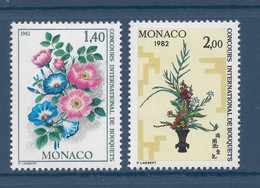 Monaco - YT N° 1295 Et 1296 ** - Neuf Sans Charnière - 1981 - Ungebraucht
