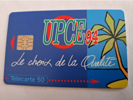 FRANCE/FRANKRIJK   CHIPCARD / / TELECARTE 50 U/ UPCE 94/PALMTREE/   9000 EX    /  MINT     ** 15021** - Voorafbetaalde Kaarten: Gsm