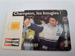 FRANCE/FRANKRIJK   CHIPCARD / PRIVE/ TELECARTE CINQ/ RENAULT/FORMULA 1 / CHAMPION/ 12.500 EX     ** 15023** - Prepaid: Mobicartes