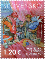 Slovakia - 2023 - Malteser Aid Slovakia - Joint Issue With Sovereign Military Order Of Malta - Mint Stamp - Nuevos