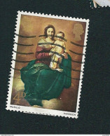 YT 500  GRANDE BRETAGNE TIMBRE OBLITÉRÉ  Noël 67. La Vierge Et L'Enfant 1967 - Used Stamps