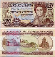 FALKLAND IS.       20 Pounds       P-19       1.1.2011       UNC - Falkland Islands