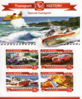 Vehicules De Pompiers - Carros De Bombeiros - Special Transport - Maldives 2015  - 4v  Sheet Mint/Neuf/MNH - Camions