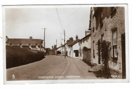 Real Photo Postcard, Wales, Radnorshire, Presteigne, Scottleton Street, House, Road. - Radnorshire