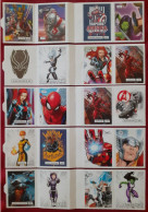 Lot De 20 Cartes Leclerc Marvel - Marvel