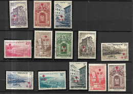 MONACO 1940 Croix Rouge Cat Yt N° 200 à 214 ( Sauf 201 Et 210 ) - Used Stamps