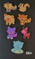 Lot De 7 Magnets Animaux - Characters