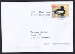 Netherlands: Cover, 2023, 1 Stamp, Tufted Duck, Bird, Animal (traces Of Use) - Lettres & Documents