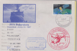 Germany  FS Polarstern Heli Flight From Polarstern To Arctic Sea 31.05.1987 (SX171) - Polar Flights