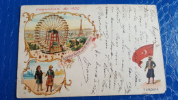 Exposition Universelle De Paris 1900 ,grande Roue De 100 Metres , La Turquie - Expositions