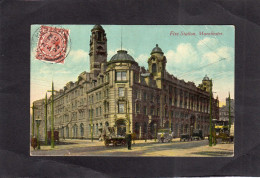 124051          Regno   Unito,     Fire   Station,   Manchester,   VG   1922 - Manchester