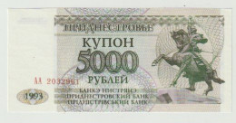 Banknote Moldova-transnistria 5000 Ruble 1993 UNC - Moldawien (Moldau)