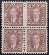 Canada     .    SG  .    358   Bloc Of 4        .    * / **       .     2 Stamps MNH - Ungebraucht