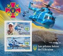 Togo 2023, Ukrainian Aviation, Helicopter, 2val In BF - Togo (1960-...)