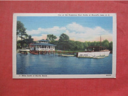 Boat  Dock. Murrell's Inlet.   - South Carolina  Ref 6167- - Altri & Non Classificati