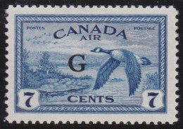 Canada     .    SG  .    O 190        .    *     .        Mint-hinged - Sobrecargados