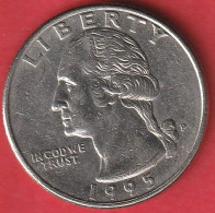 N° 93 - USA QUARTER DOLLAR 1995 WASHINGTON-EAGLE - Altri & Non Classificati