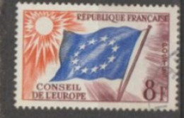 FRANCE : Conseil De L'Europe - Drapeau Du Conseil - Used