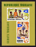 TOGO - 1968 BOY SCOUTS JAMBOREE MS FINE MNH ** SG MS620 - Togo (1960-...)