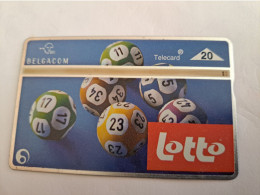 BELGIUM  L & G CARD / LOTTO/ GAMBLING   /  /610B  / CARD 20 UNITS  / USED CARD     ** 15034** - With Chip