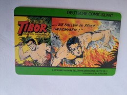 DUITSLAND/ GERMANY  CHIPCARD/ TIBOR/ COMIC/ STRIP//    / 12 DM  CARD / S60 / USED   CARD     **15038** - S-Series: Schalterserie Mit Fremdfirmenreklame