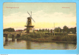 Hertogenbosch Willemsbrug Met Molen 1911 RY56825 - 's-Hertogenbosch