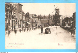 Leiden Nieuwe Beestenmarkt Molen 1901 RY56312 - Leiden