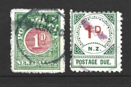 NEW ZEALAND - Postage Due    (o)   S&G D9 + D18  - P11 - Segnatasse