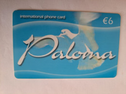 SPAIN/ ESPANA/€ 6,00 PALOMA/ BIRD PIGEON   / Fine Used   PREPAID   **15043** - Basisausgaben